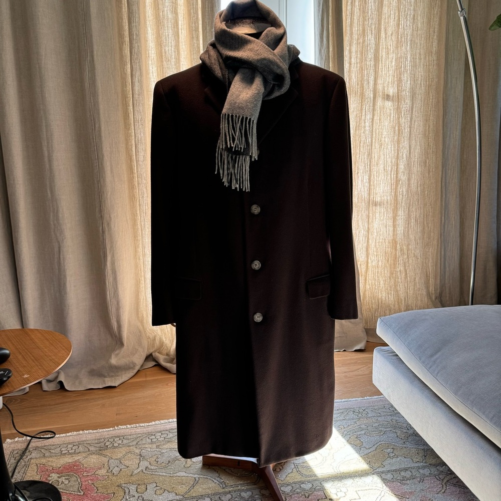 Ermenegildo Zegna Dark Brown Coat
